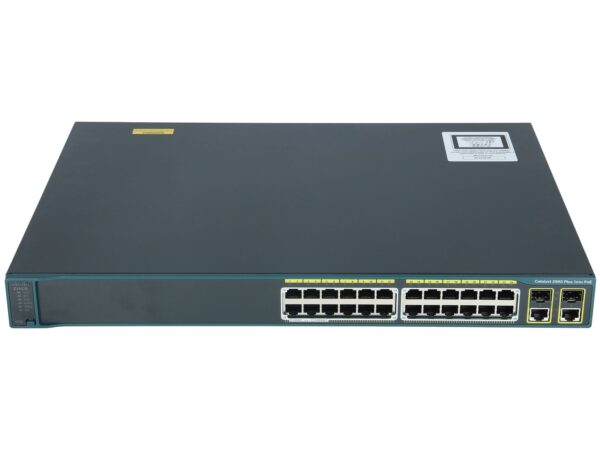 Cisco Catalyst 2960-Plus 24PC-L. 24. 2 (SFP or 1000BASE-T). LAN Base