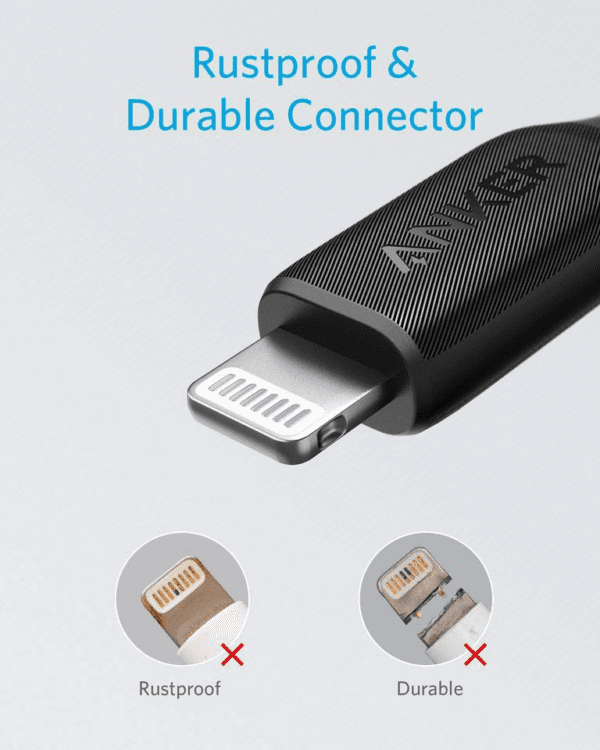 Anker A8833H11 PowerLine III USB-C to Lightning Cable (1.8m/6ft) - Image 4