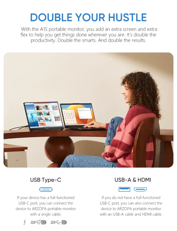 Arzopa A1S 14" Portable Monitor - Image 2