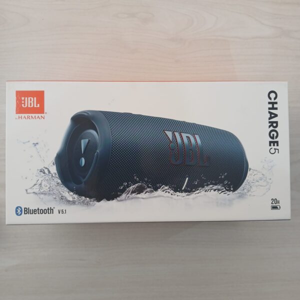 JBL Charge 5 Portable Waterproof Speaker - Blue